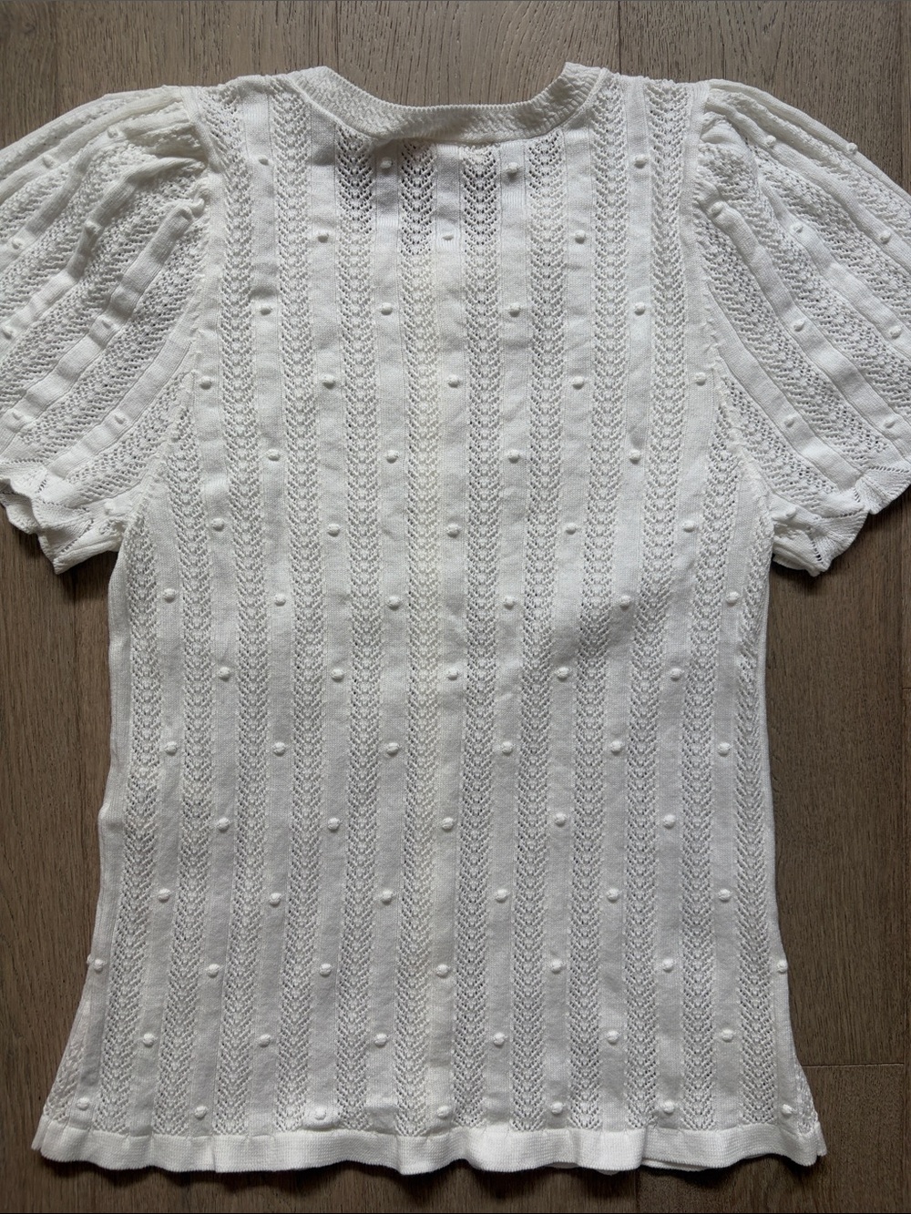 EUC sezane davie cardigan ecru size medium - Picture 13 of 16